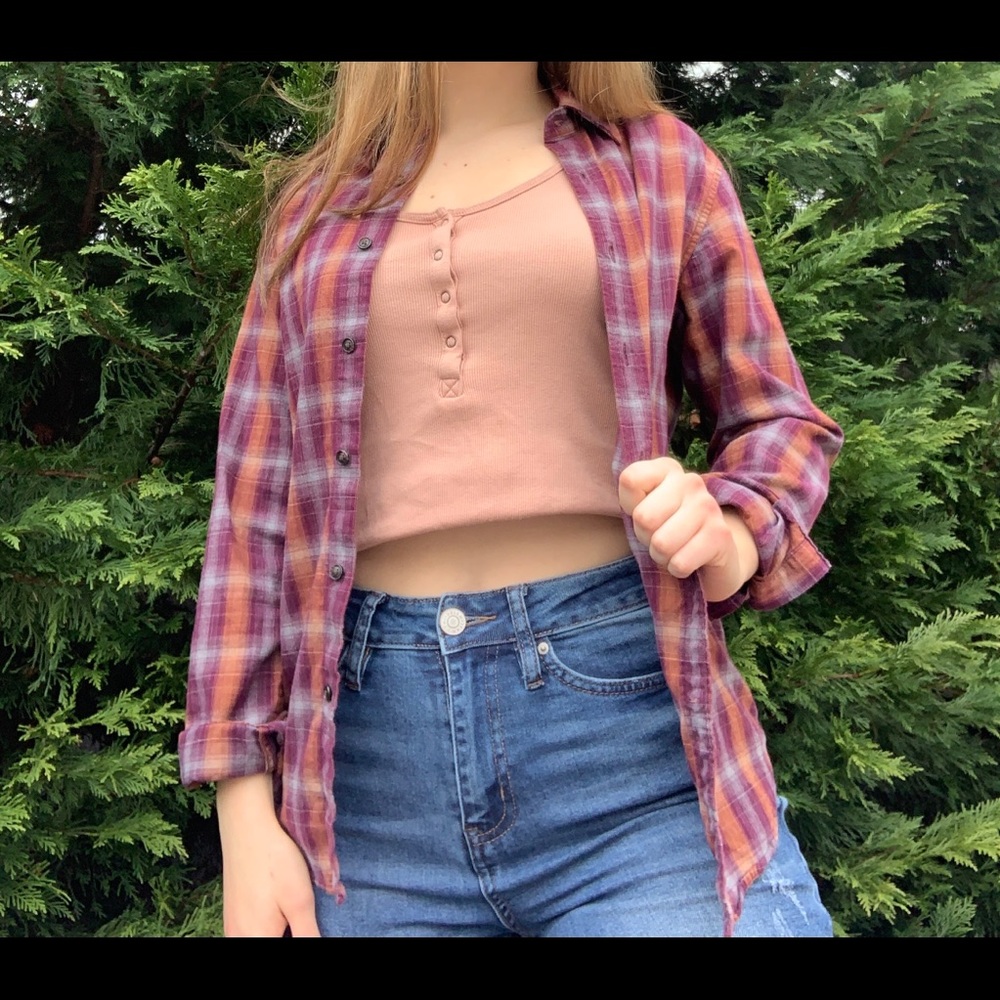 banana republic flannel